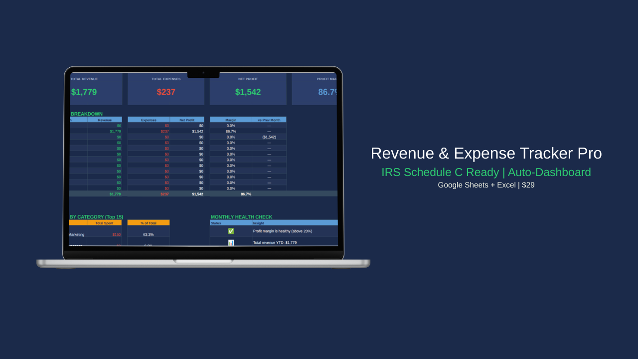 I Built a $29 Expense Tracker That Replaces Your $30/Month Accounting App