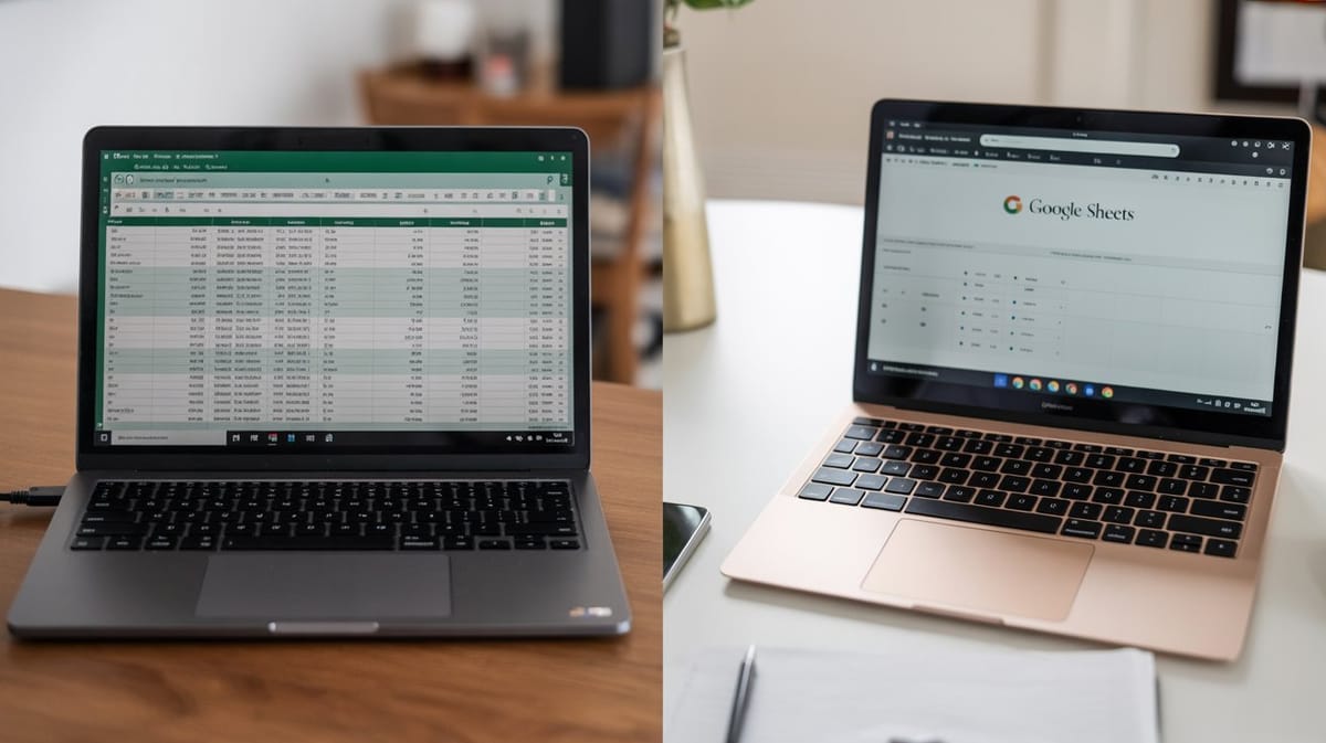 Excel vs Google Sheets — honest take