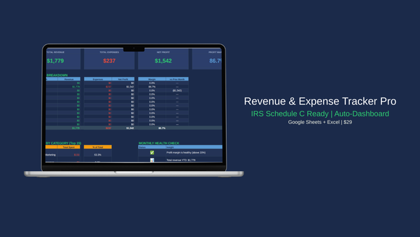 I Built a $29 Expense Tracker That Replaces Your $30/Month Accounting App